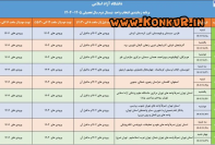 برنامه زمان بندی انتخاب واحد دانشگاه آزاد بهمن 1404